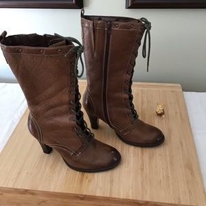 Bass leather boots